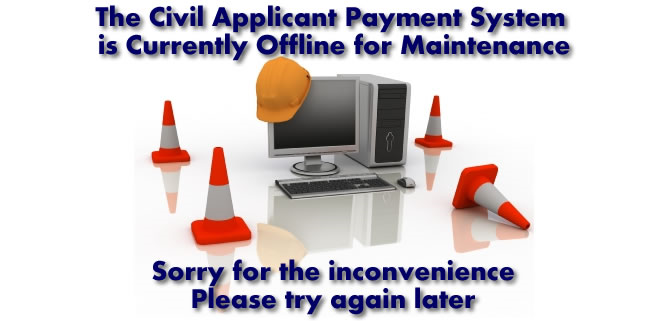 Payment system is currently down for maintenance